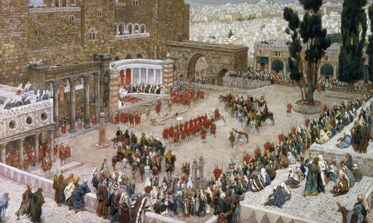 The Forum of Jerusalem as Seen From Above, illustration to The Life of Christ by James Jacques Joseph Tissot