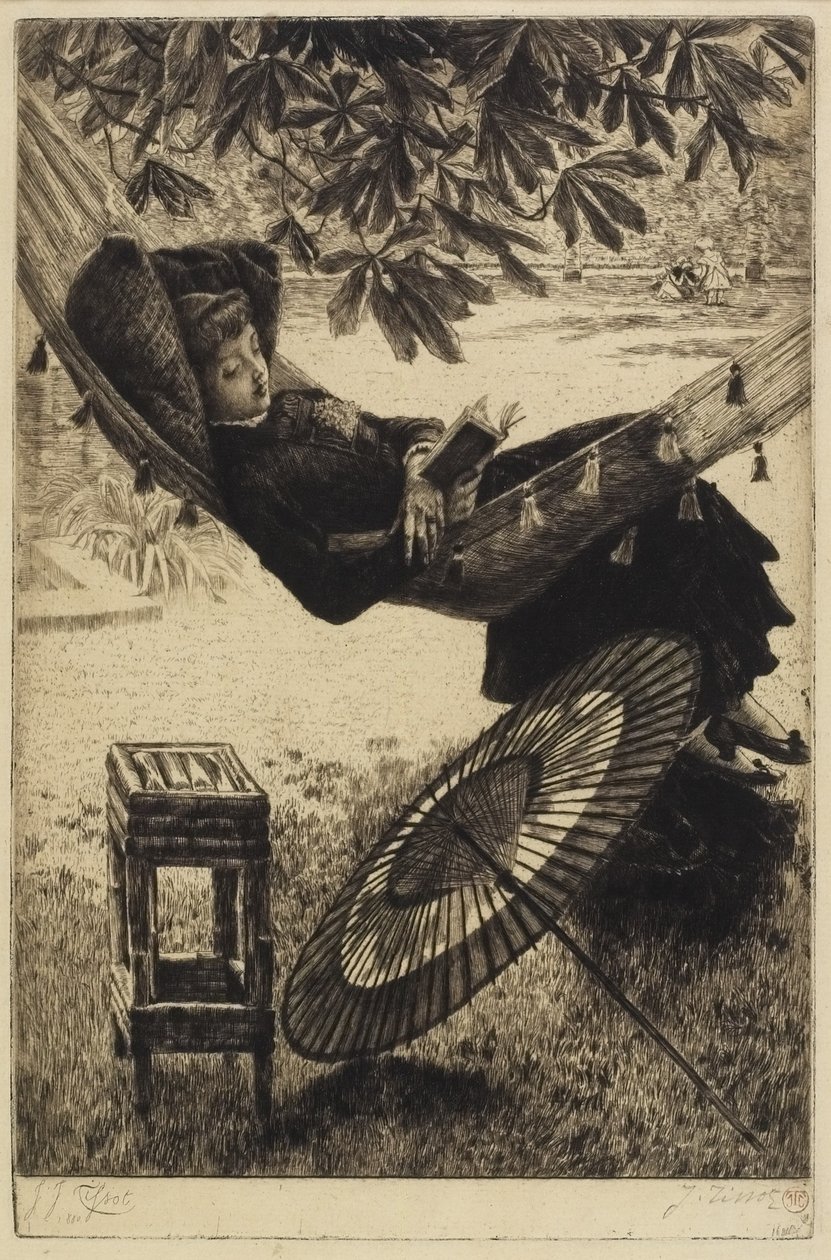 The Hammock by James Jacques Joseph Tissot