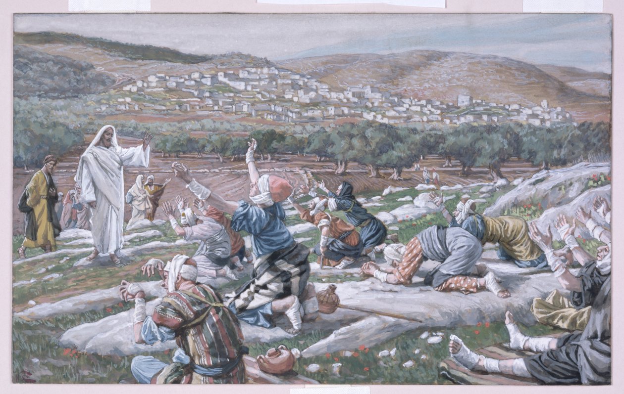 The Healing of the Lepers, Illustration for The Life of Christ by James Jacques Joseph Tissot