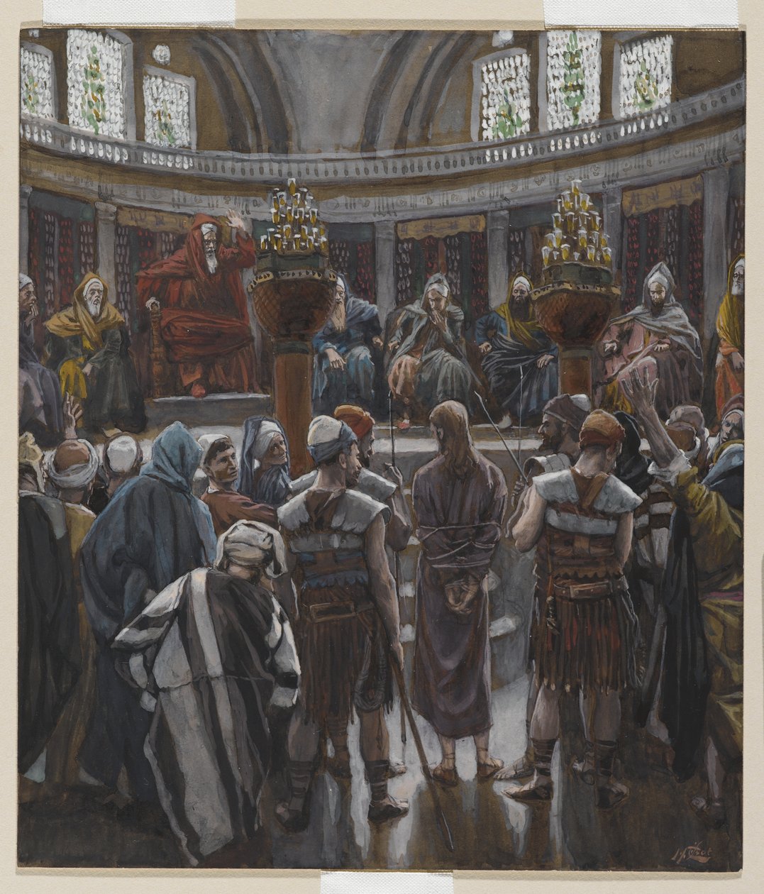 The Morning Judgement, illustration from The Life of Our Lord Jesus Christ by James Jacques Joseph Tissot