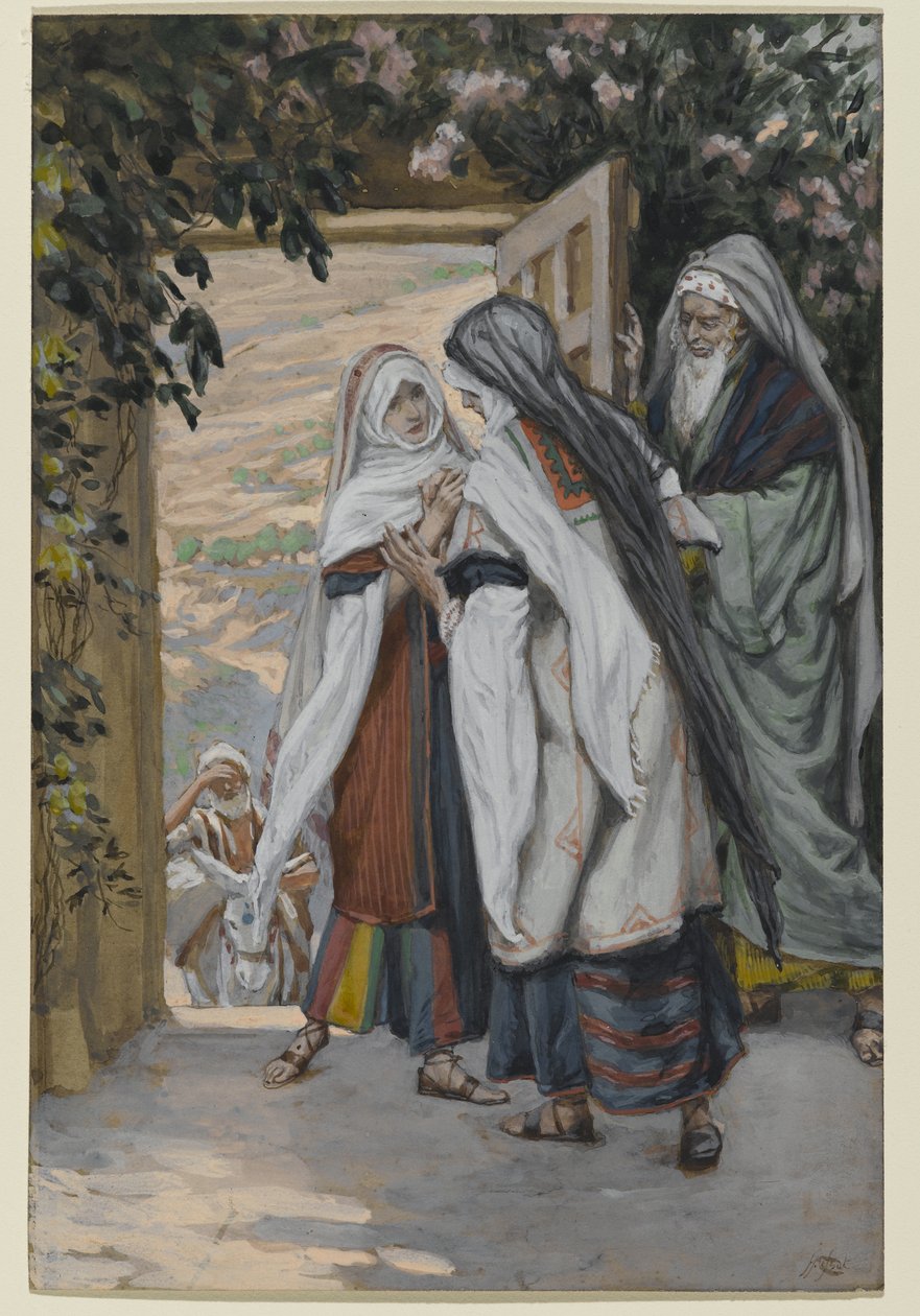 The Visitation, illustration for The Life of Christ by James Jacques Joseph Tissot