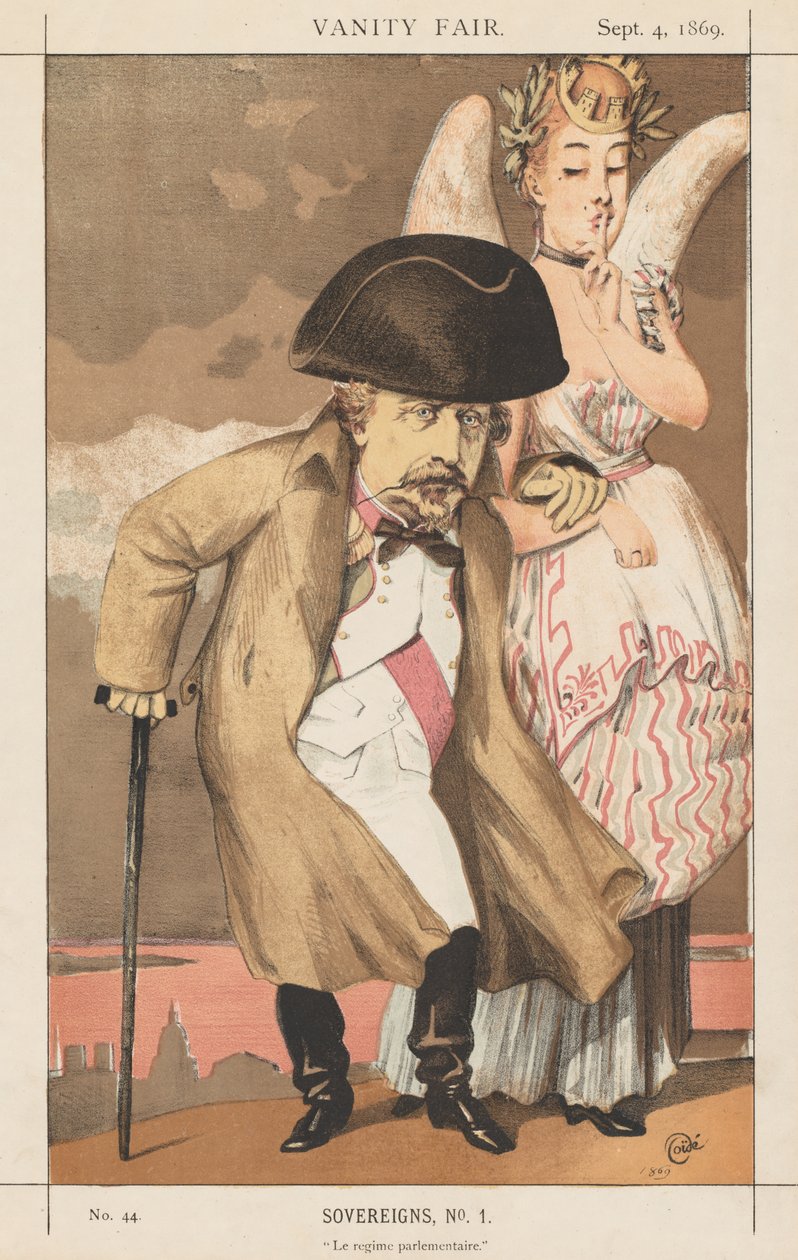 Vanity Fair: Sovereigns, No. 1 Le regime parlementaire by James Jacques Joseph Tissot