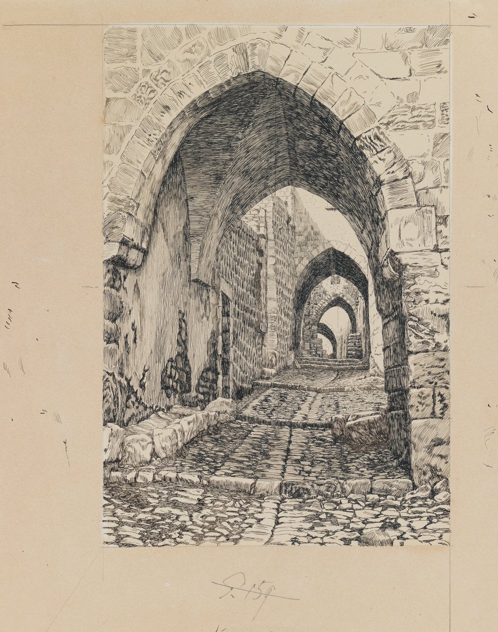 Via Dolorosa, Jerusalem, illustration from The Life of Our Lord Jesus Christ by James Jacques Joseph Tissot