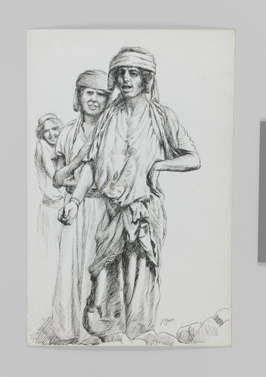 Women of Geba, Samaria, illustration from The Life of Our Lord Jesus Christ by James Jacques Joseph Tissot