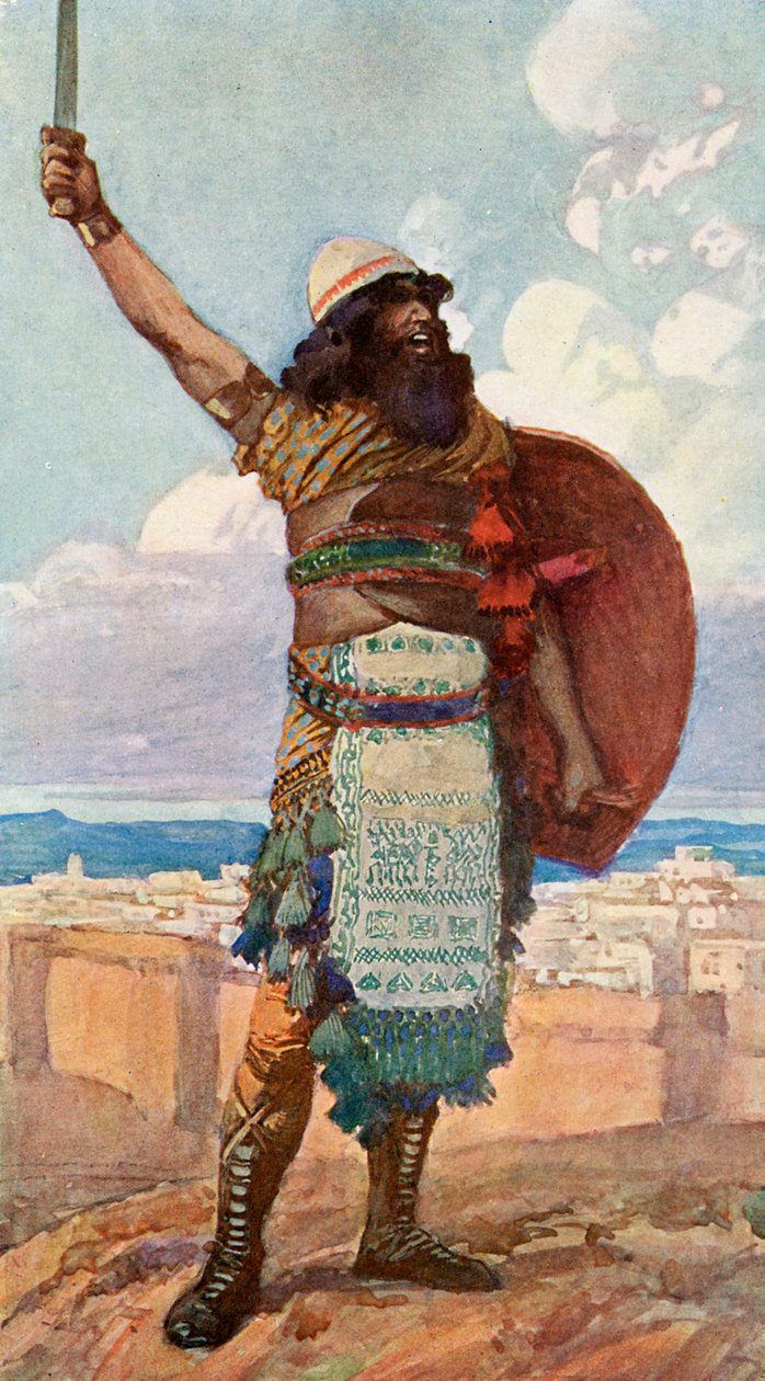 Othniel by J James Tissot - Bible by James Jacques Joseph after Tissot