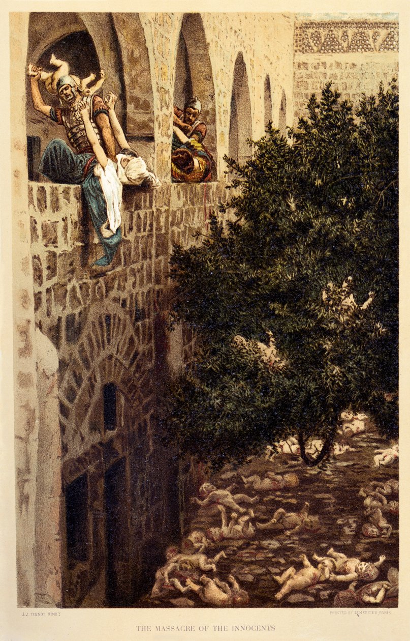 The Massacre of the Innocents, St Luke, Bible by James Jacques Joseph after Tissot