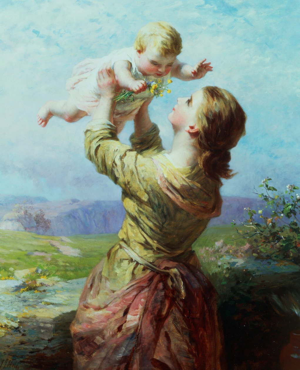 She looks and looks, and still with new delight by James John Hill