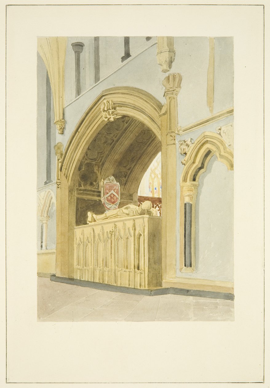 Tomb of Robert Fitzharding, Died 1170, in Bristol Cathedral by James Johnson