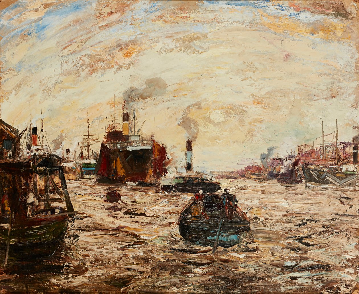 The Western Sun, River Clyde by James Kay