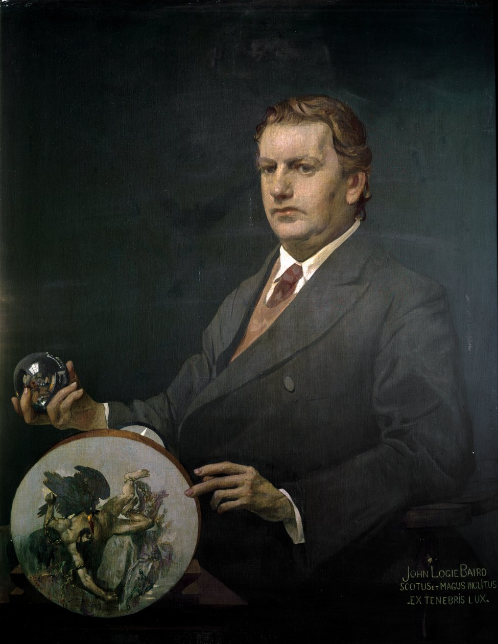 Portrait of John Logie Baird by James Kerr Lawson