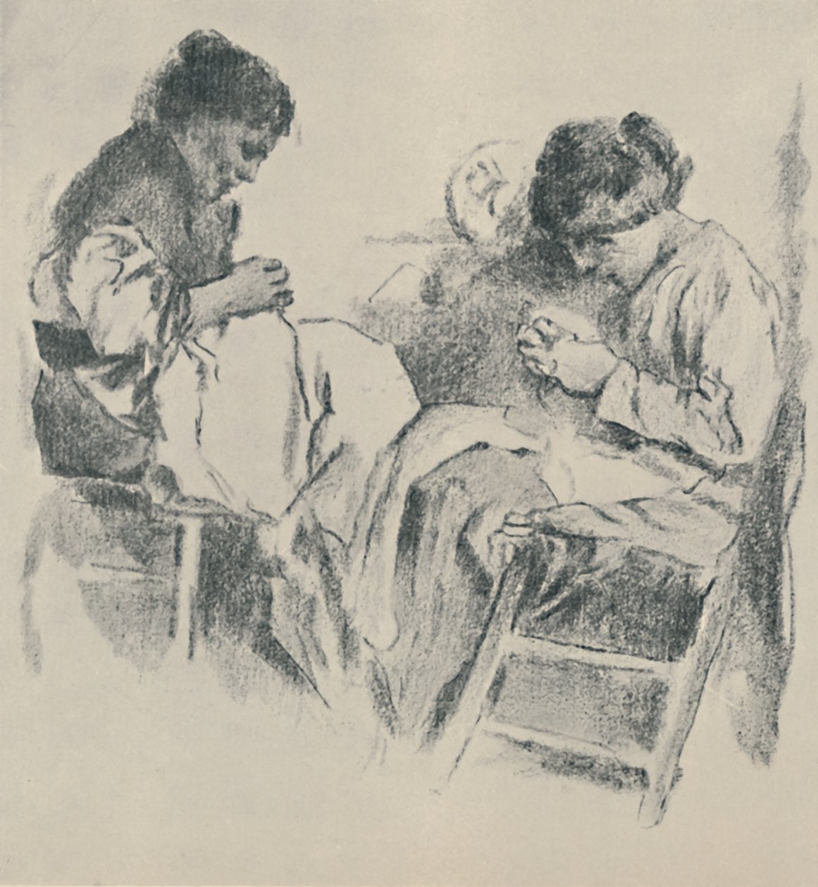 Spanish Seamstresses by James Kerr Lawson