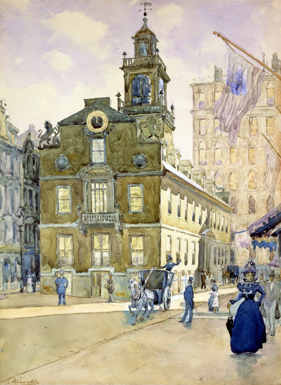 The State House from Park Street, Boston by James Kinsella