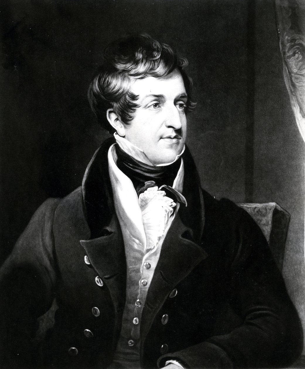 John Cam Hobhouse, print made by Charles Turner, 1834 by James Lonsdale