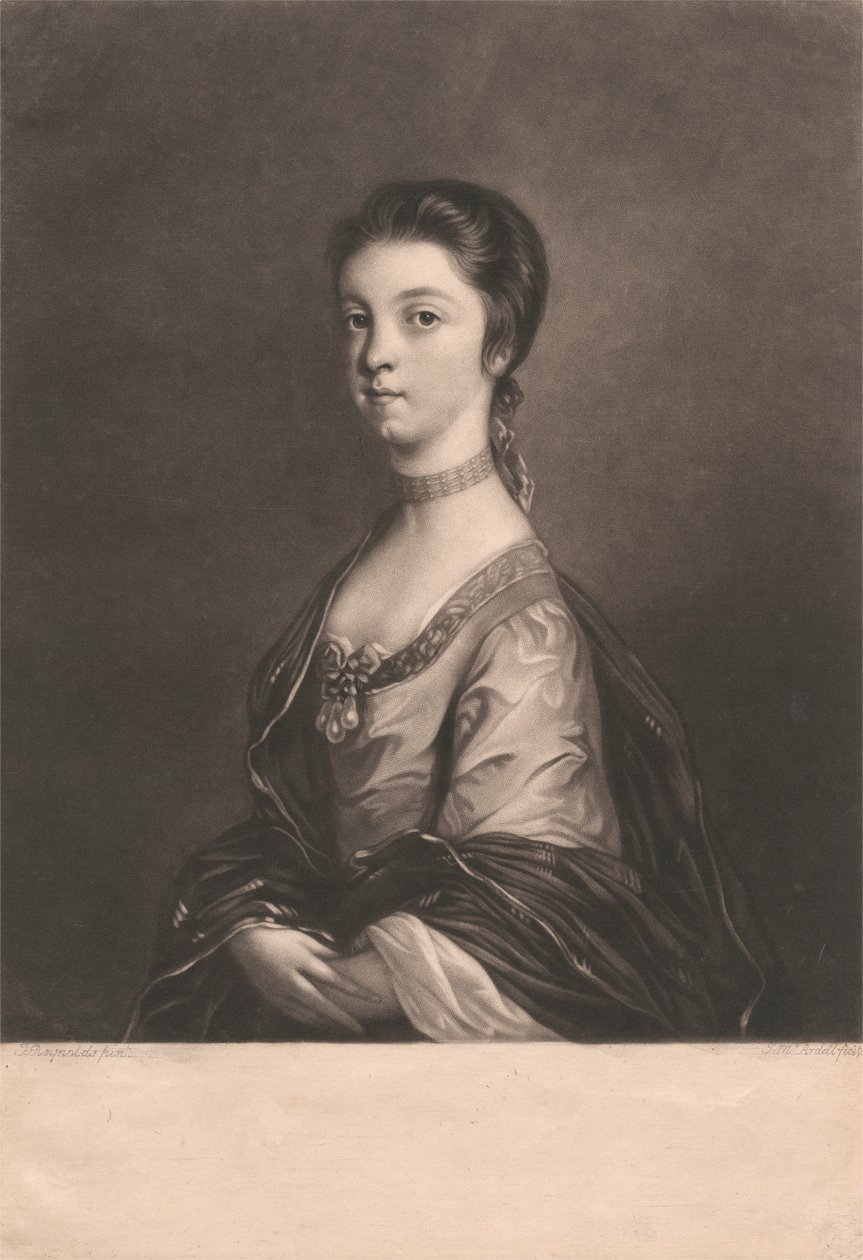 Lady Elizabeth Montagu by James McArdell