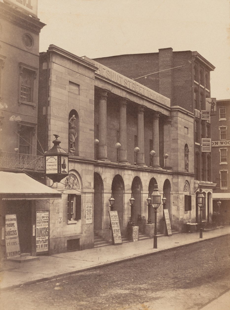 Chesnut Street Theatre, Philadelphia by James McClees