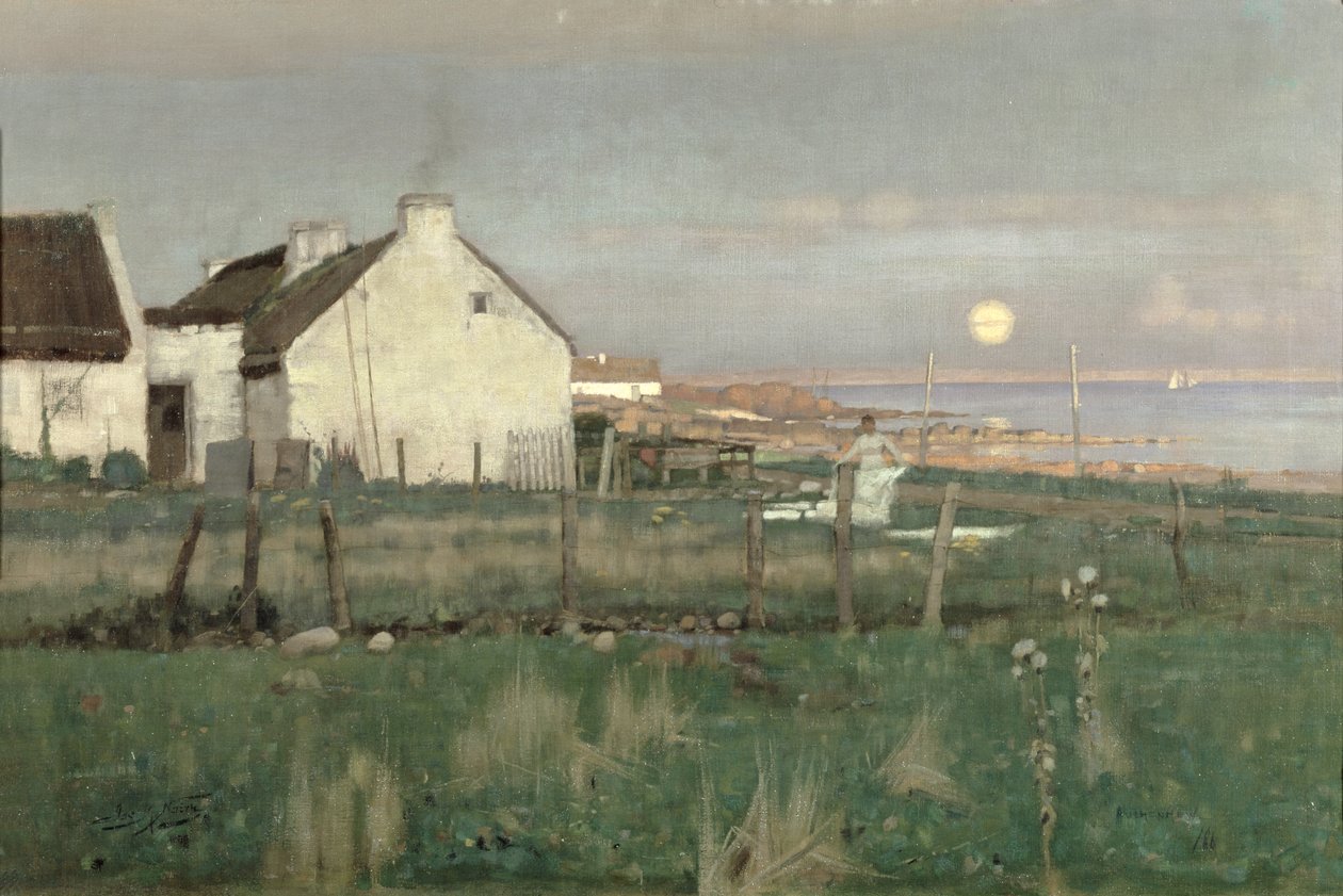 Auchenhew, Arran, 1886 by James McLachlan Nairn