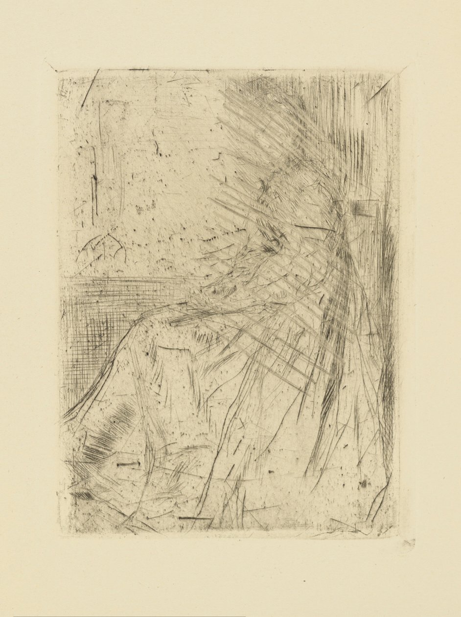 Impressions from Cancelled Plates by Whistler - Maude, Seated by James Abbott McNeill Whistler