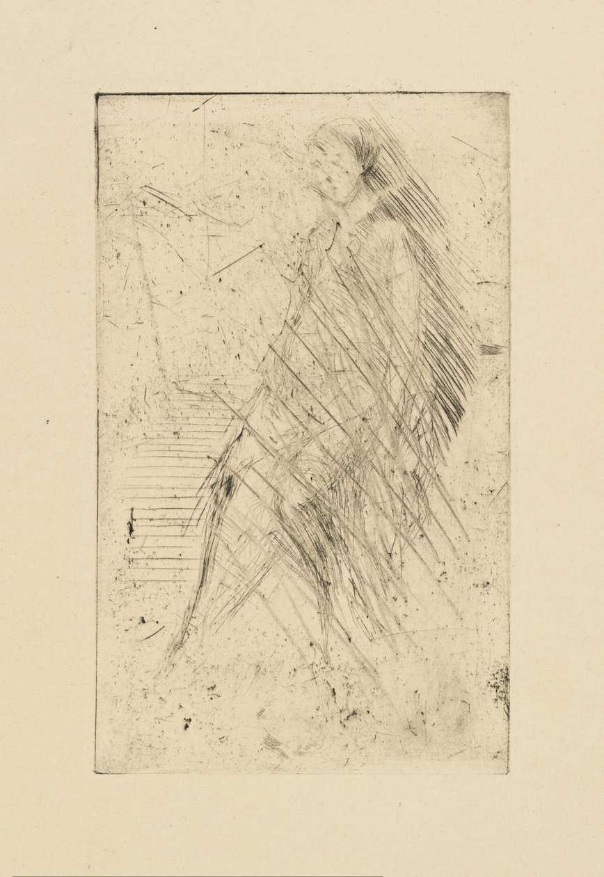 Impressions from Cancelled Plates by Whistler - Resting by James Abbott McNeill Whistler