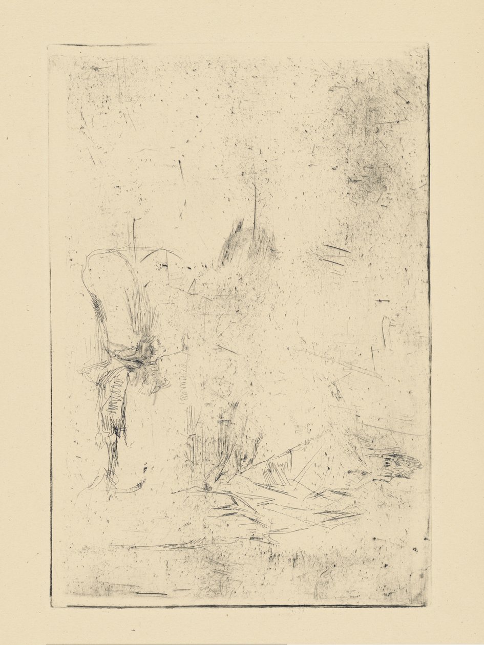 Impressions from Cancelled Plates by Whistler - Seated Figure by James Abbott McNeill Whistler