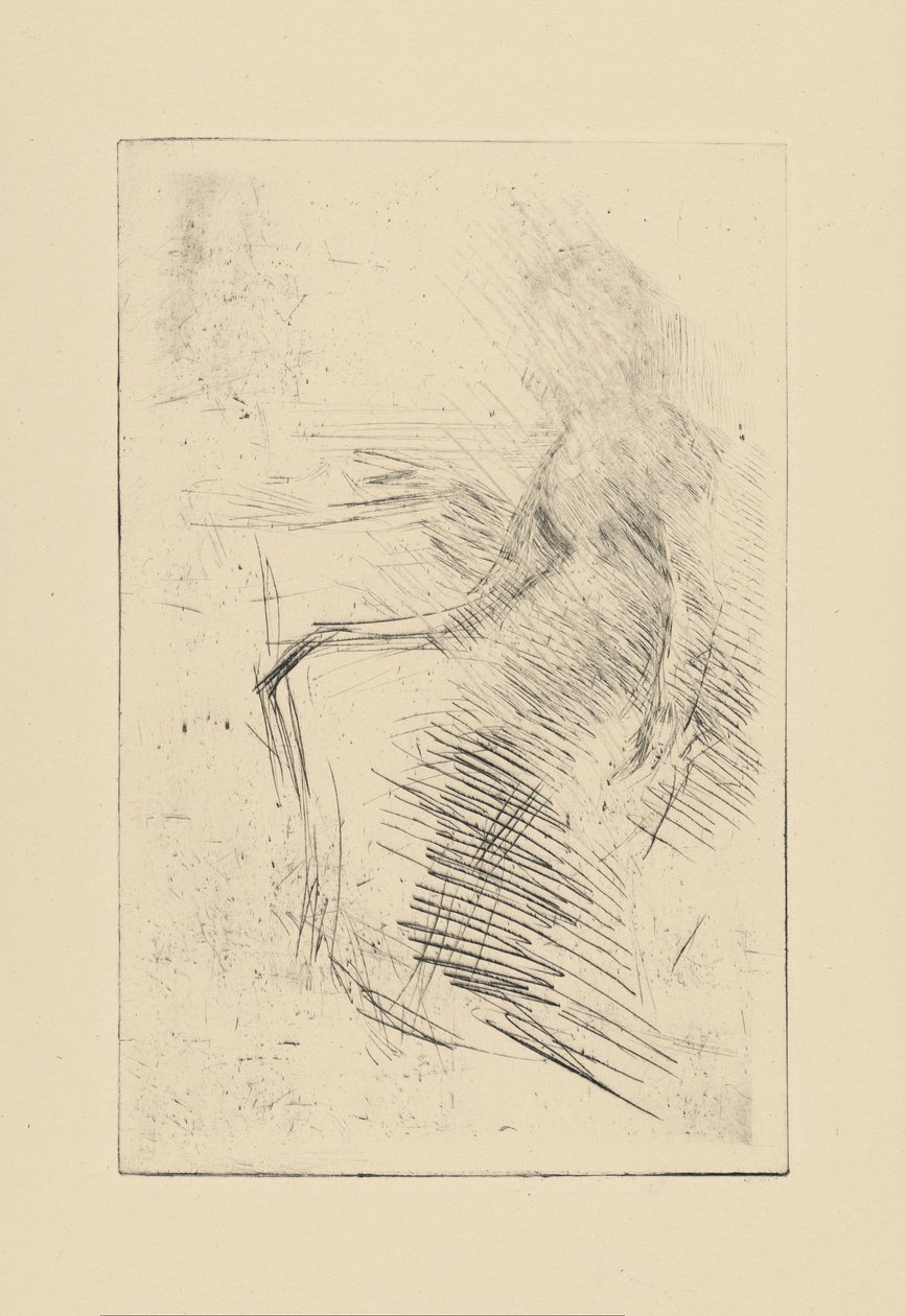 Impressions from Cancelled Plates by Whistler - The Desk by James Abbott McNeill Whistler