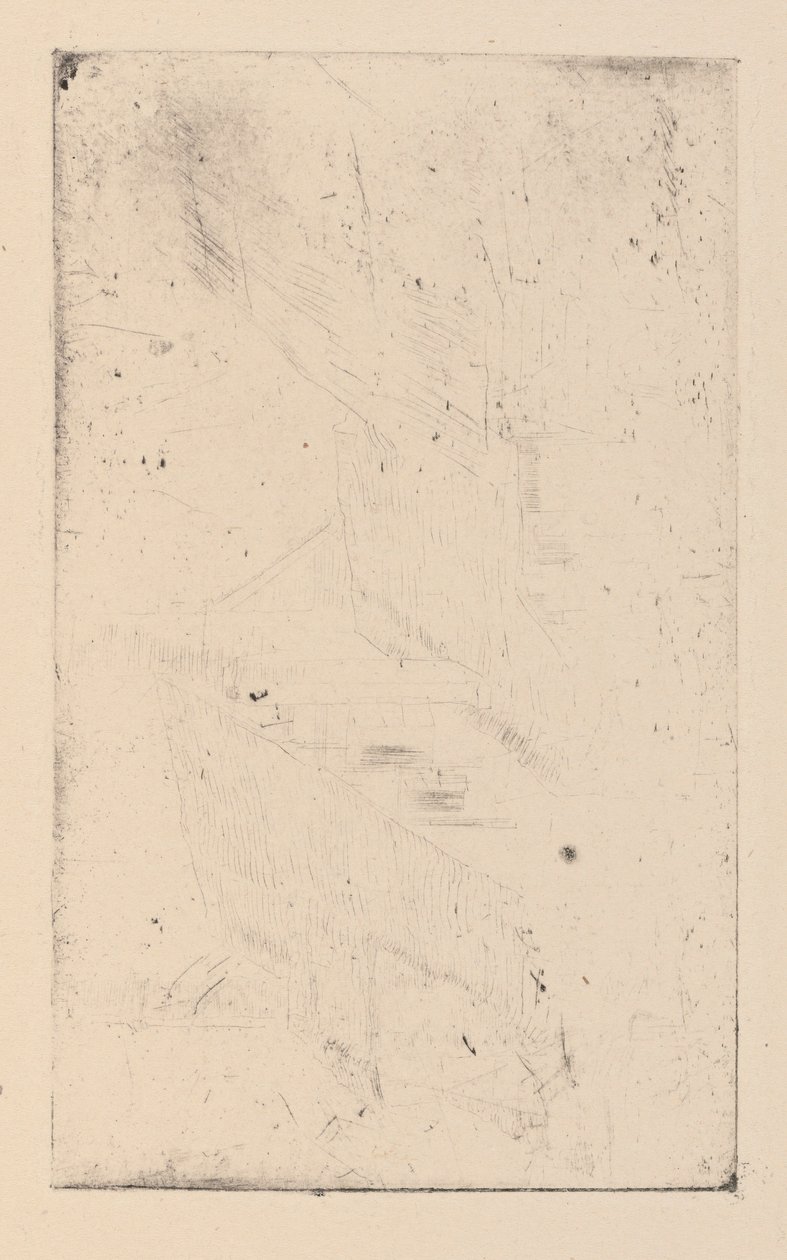 Impressions from Cancelled Plates by Whistler - The Muff by James Abbott McNeill Whistler