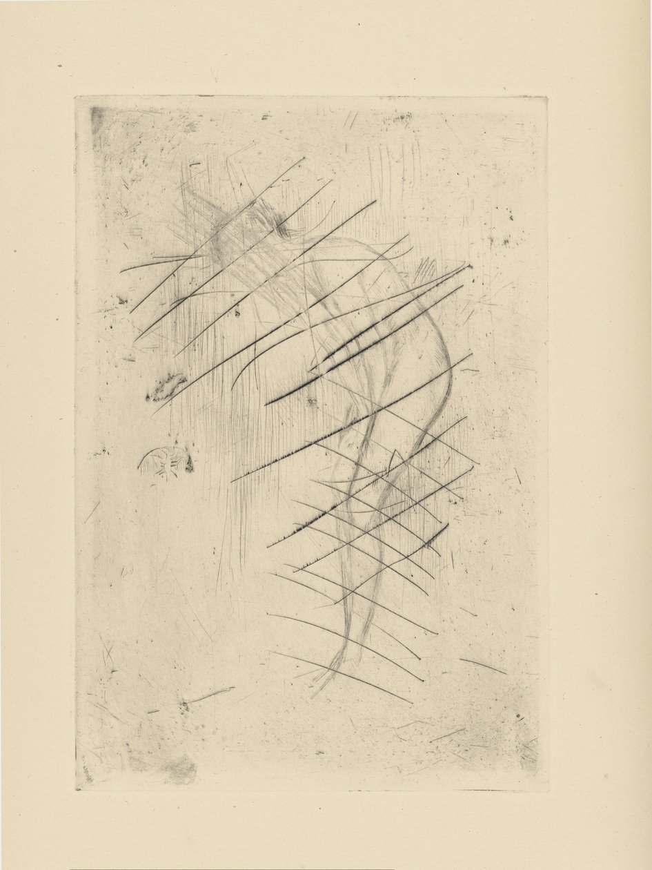 Impressions from cancelled plates by Whistler - Tillie: A Model by James Abbott McNeill Whistler