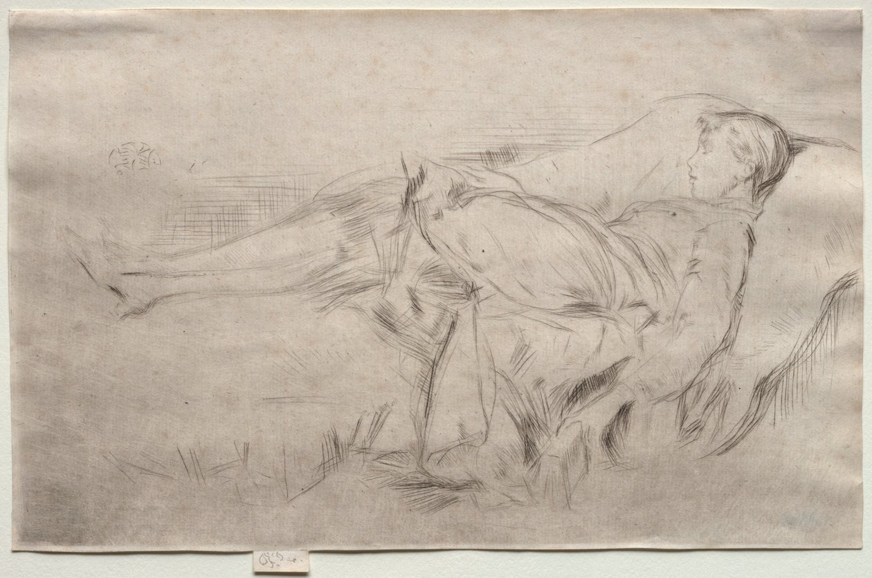 A Child on a Couch, No. 2 by James McNeill Whistler