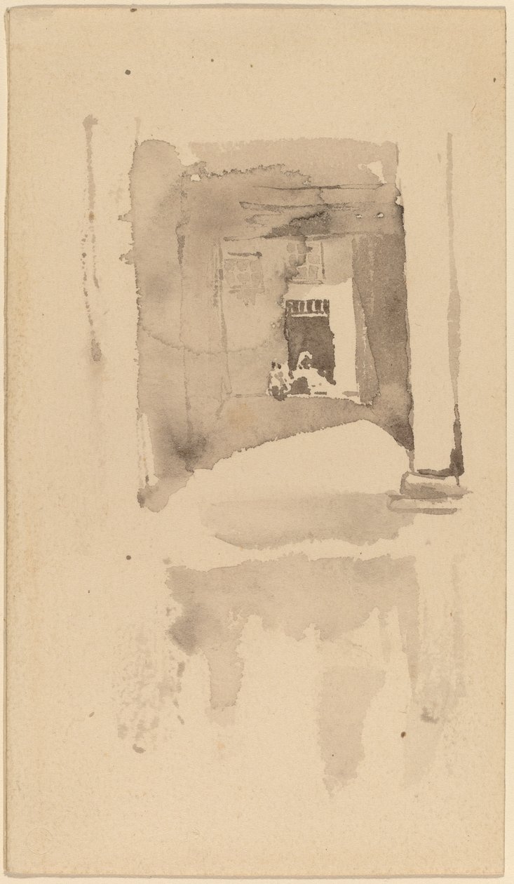 A Doorway in Ajaccio by James Abbott McNeill Whistler