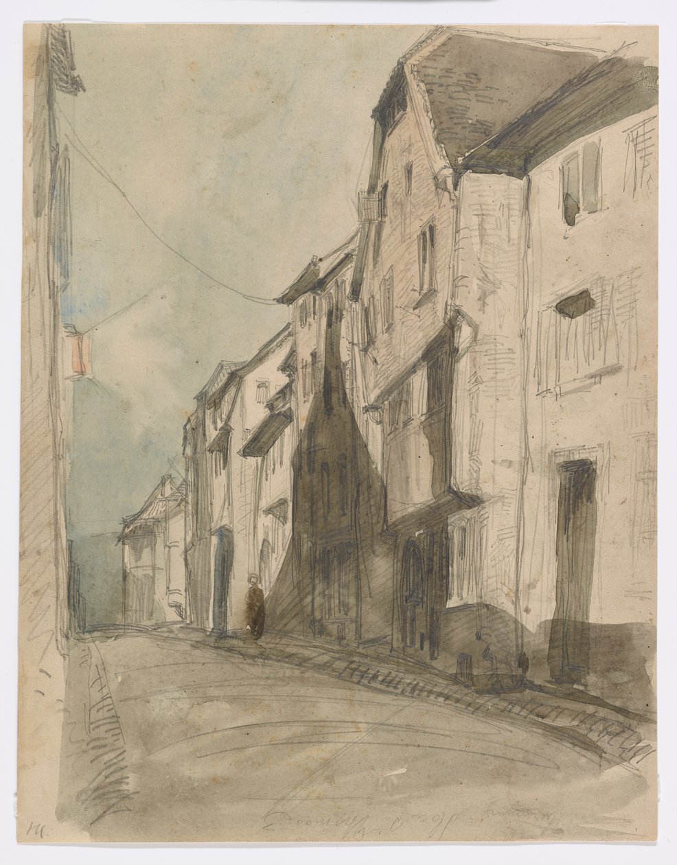 A Street at Saverne by James Abbott McNeill Whistler