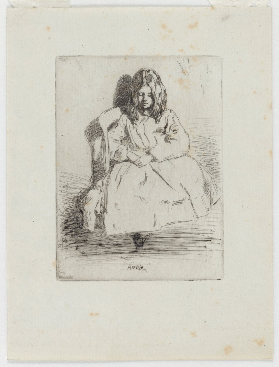 Annie, Seated by James Abbott McNeill Whistler
