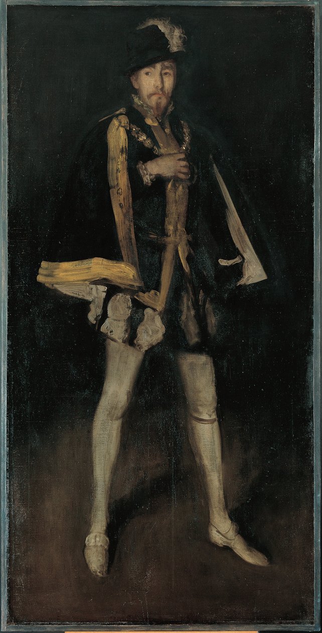 Arrangement in Black, No. 3: Sir Henry Irving as Philip II of Spain by James McNeill Whistler