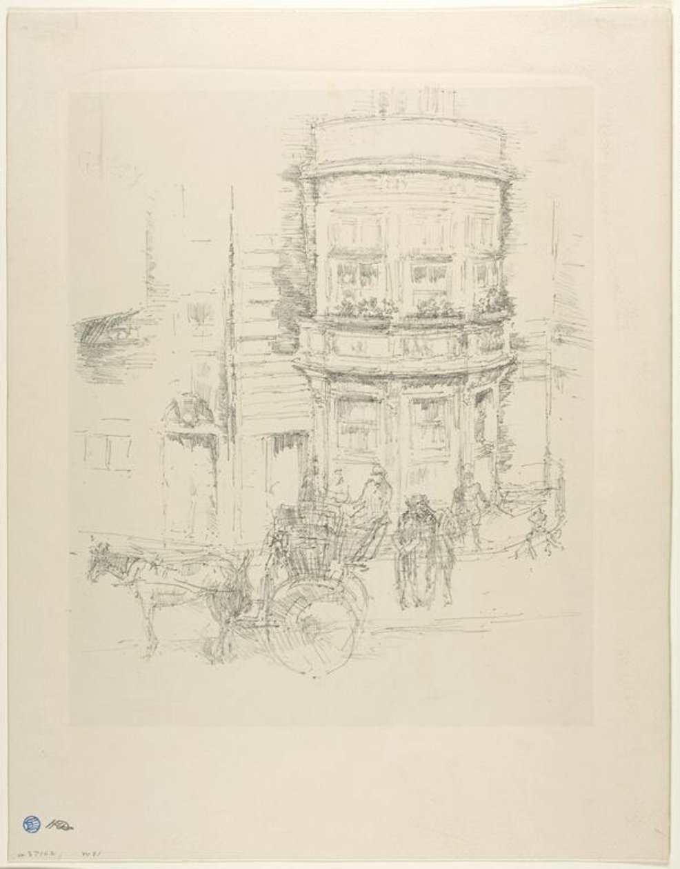 Back of the Gaiety Theatre by James McNeill Whistler