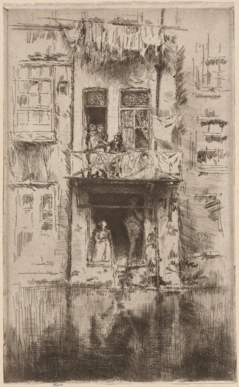 Balcony, Amsterdam by James Abbott McNeill Whistler