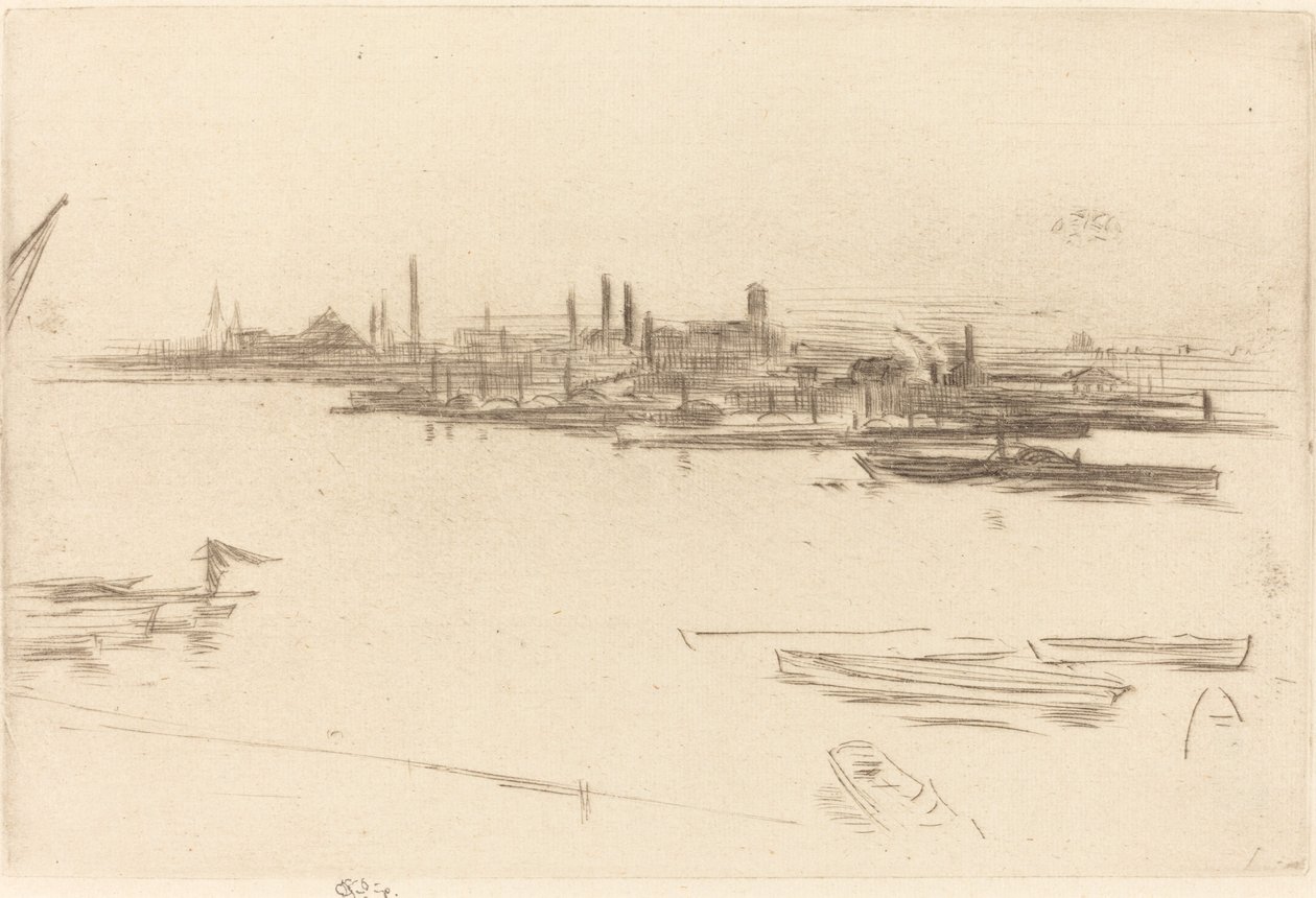Battersea: Dawn by James Abbott McNeill Whistler