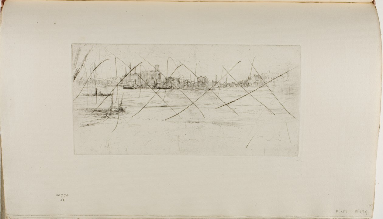 Battersea: Early Morning by James Abbott McNeill Whistler