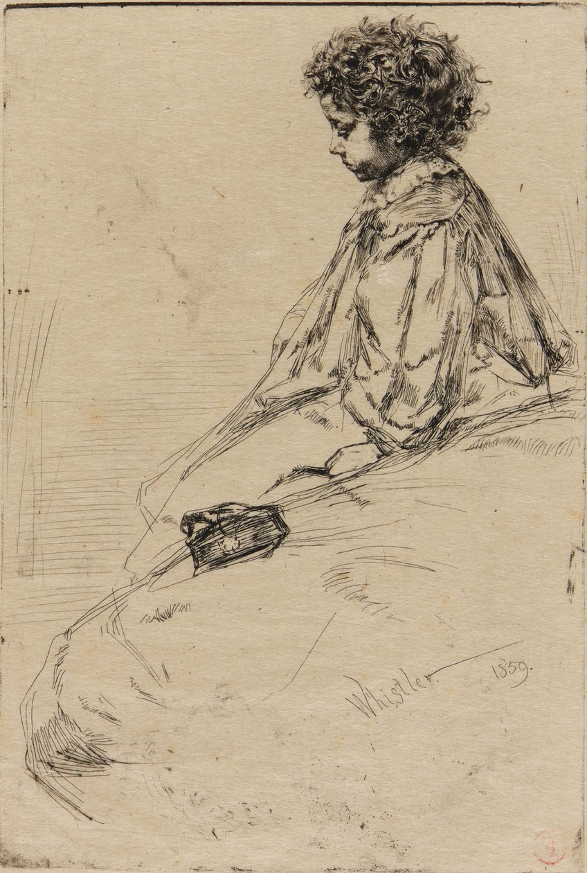 Bibi Lalouette by James Abbott McNeill Whistler