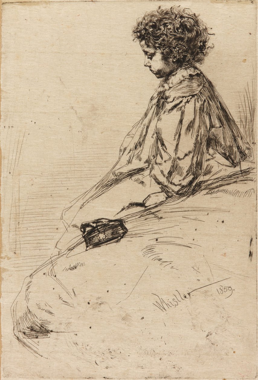 Bibi Lalouette by James Abbott McNeill Whistler