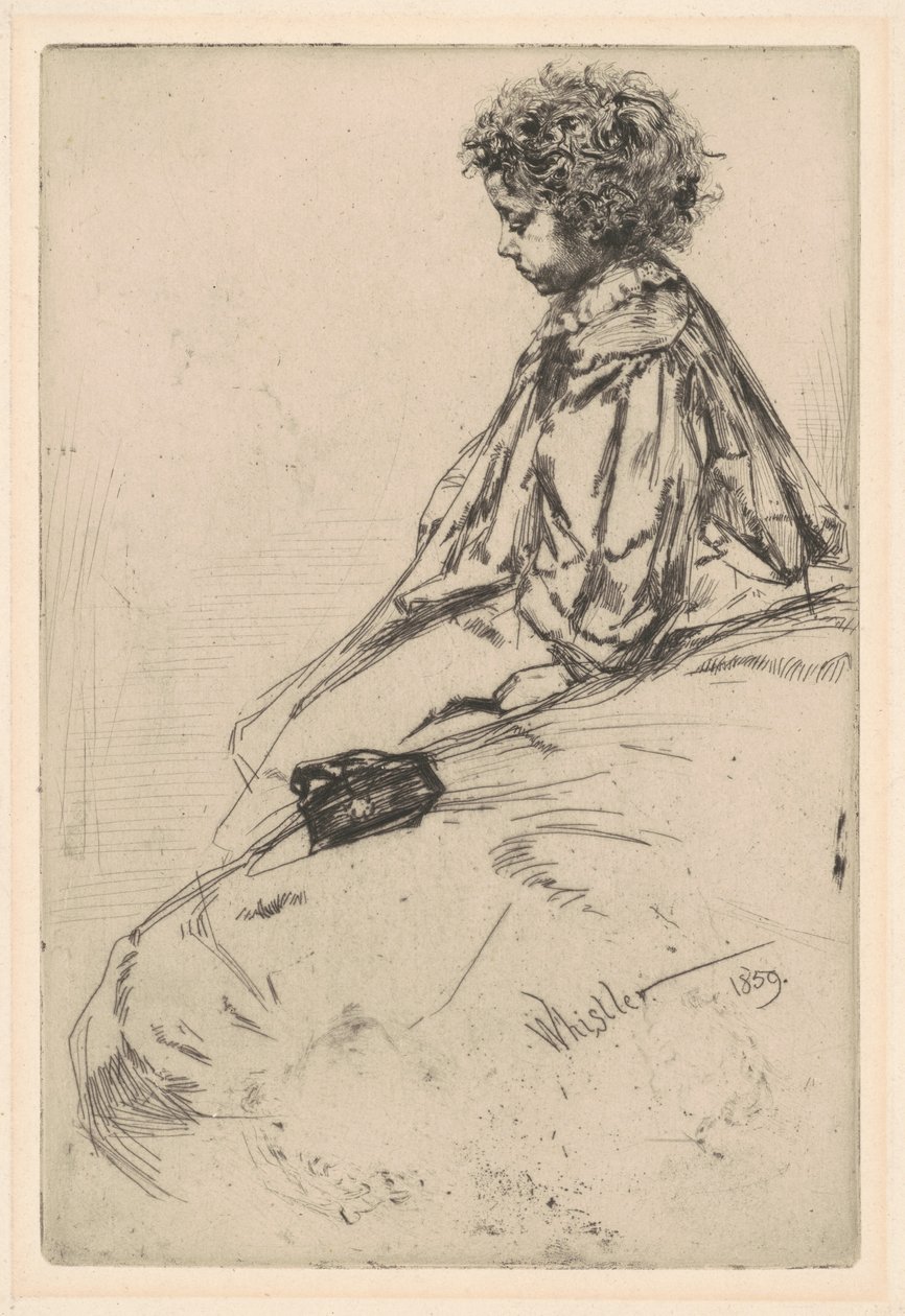 Bibi Lalouette by James Abbott McNeill Whistler