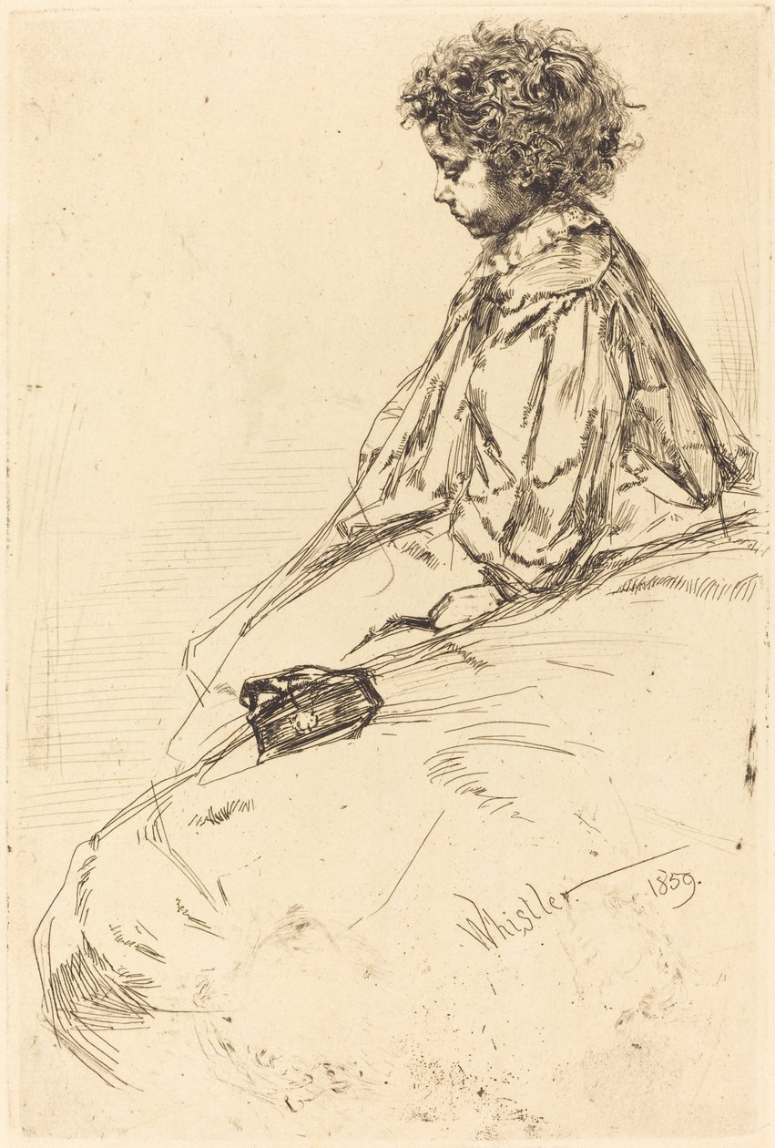 Bibi Lalouette by James Abbott McNeill Whistler