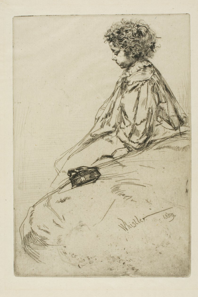Bibi Lalouette by James Abbott McNeill Whistler