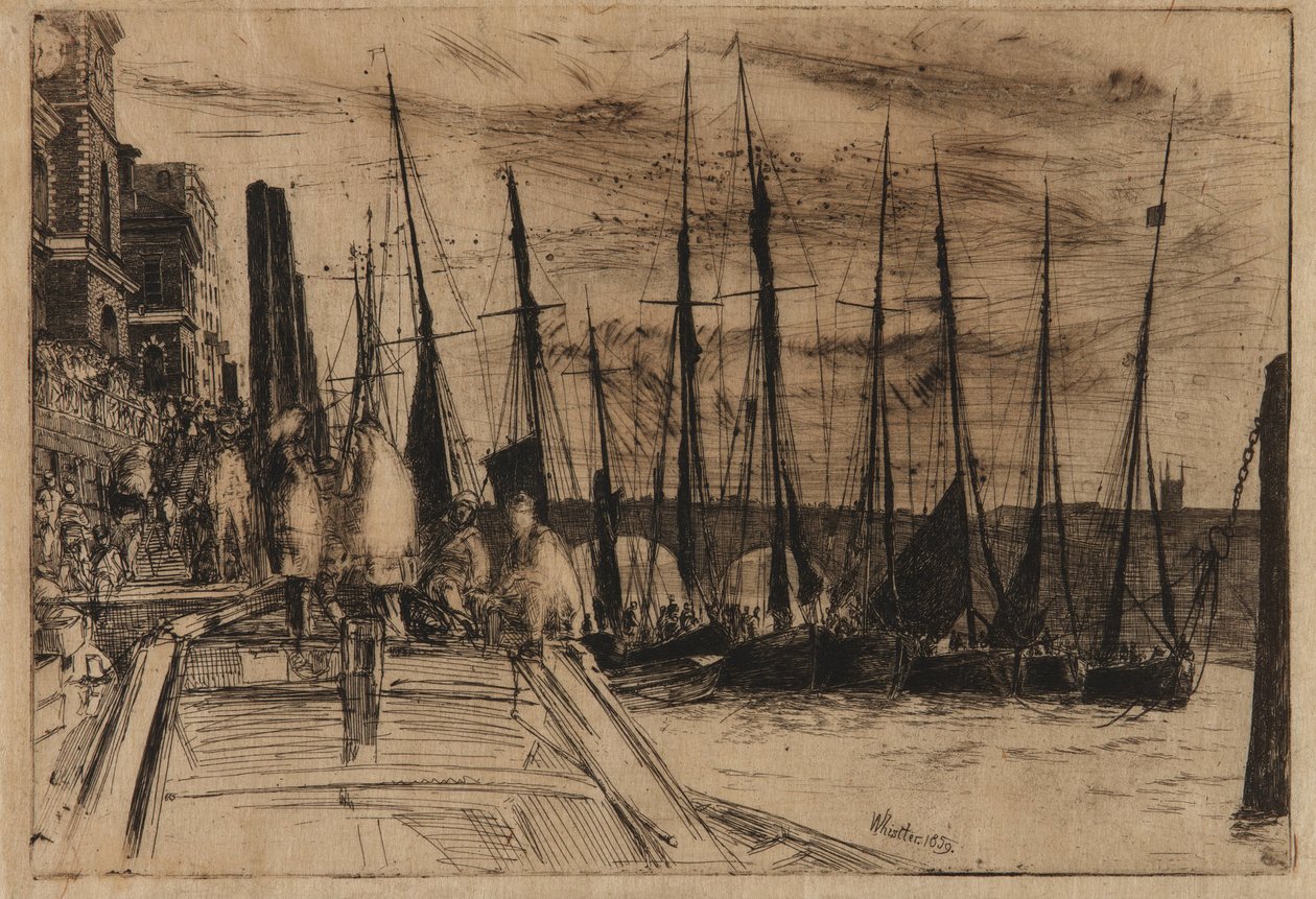 Billingsgate by James Abbott McNeill Whistler