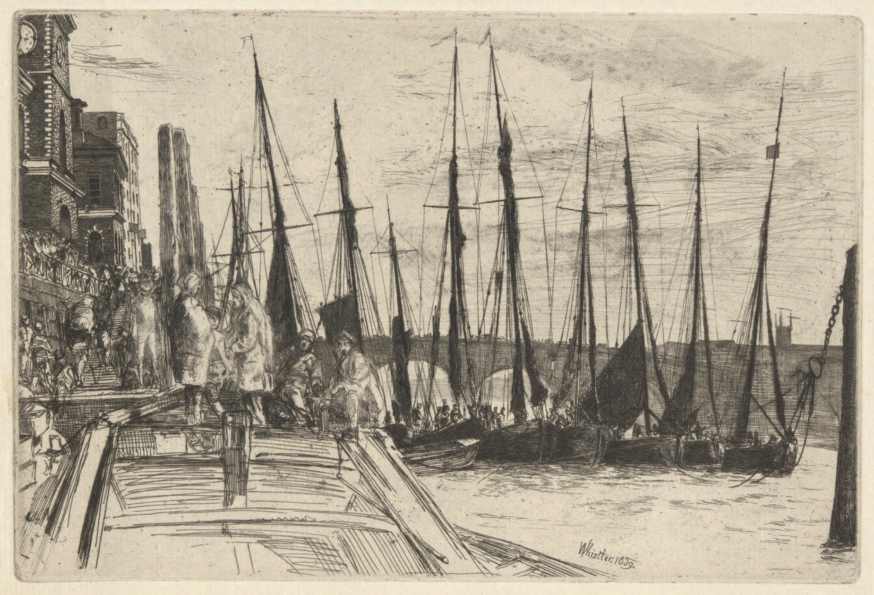 Billingsgate by James Abbott McNeill Whistler