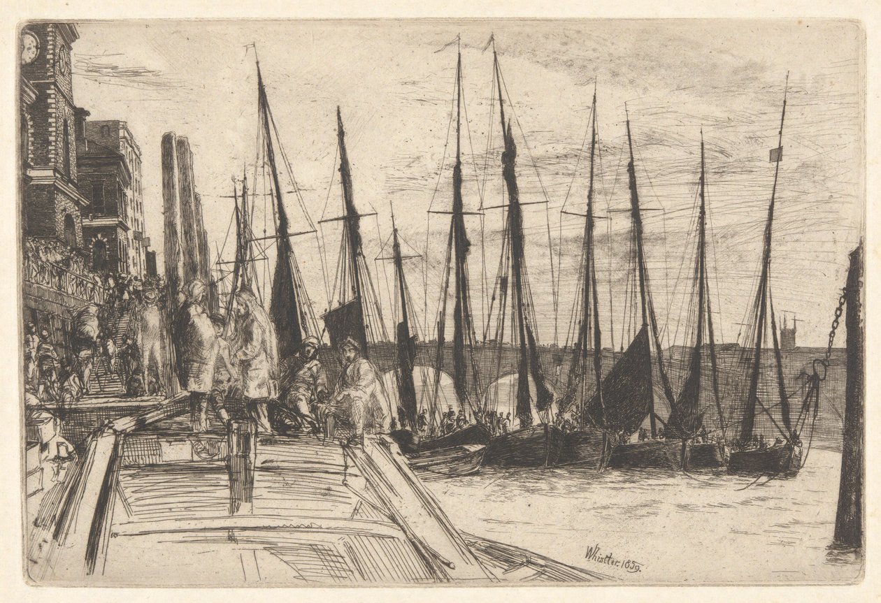 Billingsgate by James Abbott McNeill Whistler