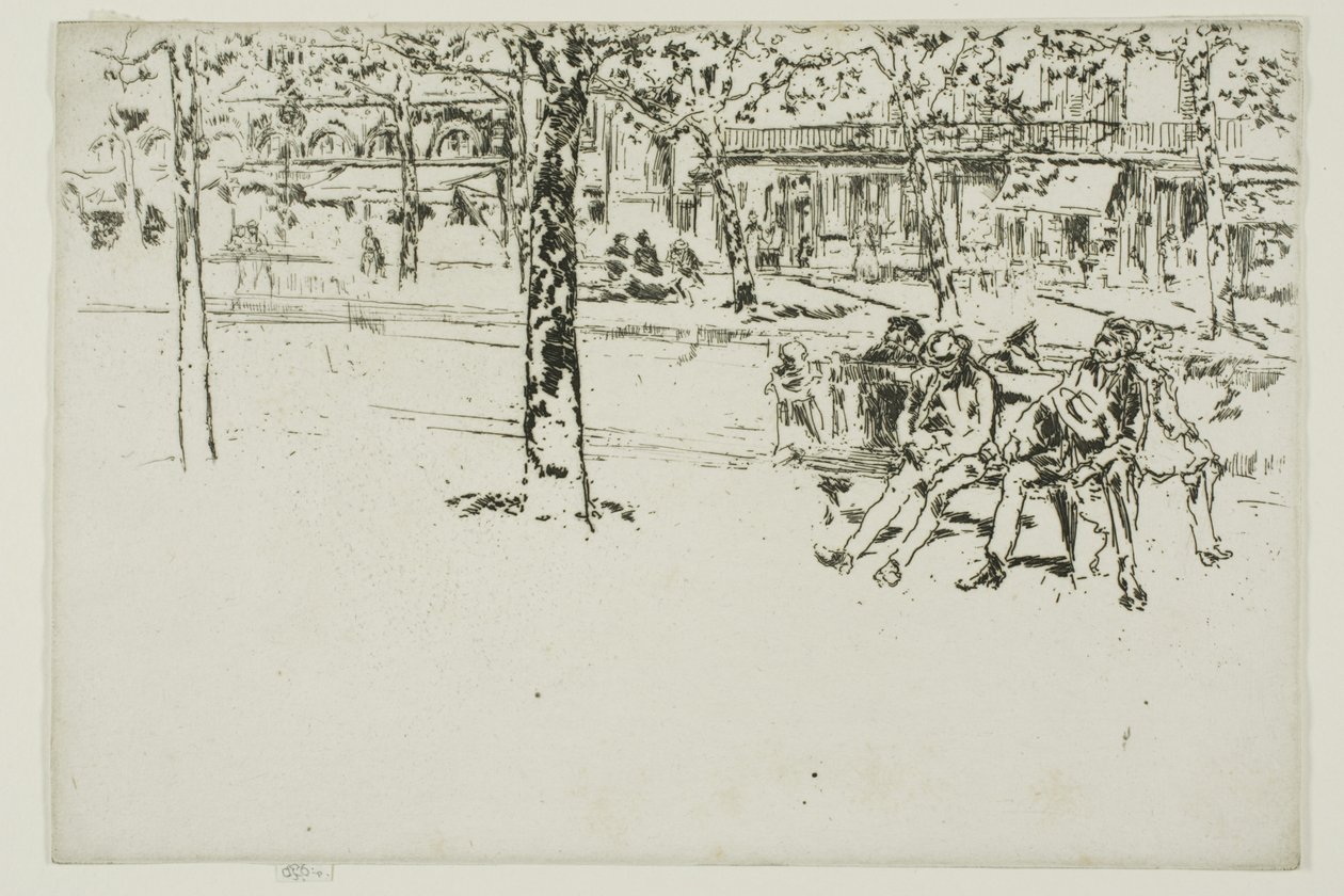 Boulevard Poissonnière, Paris by James Abbott McNeill Whistler