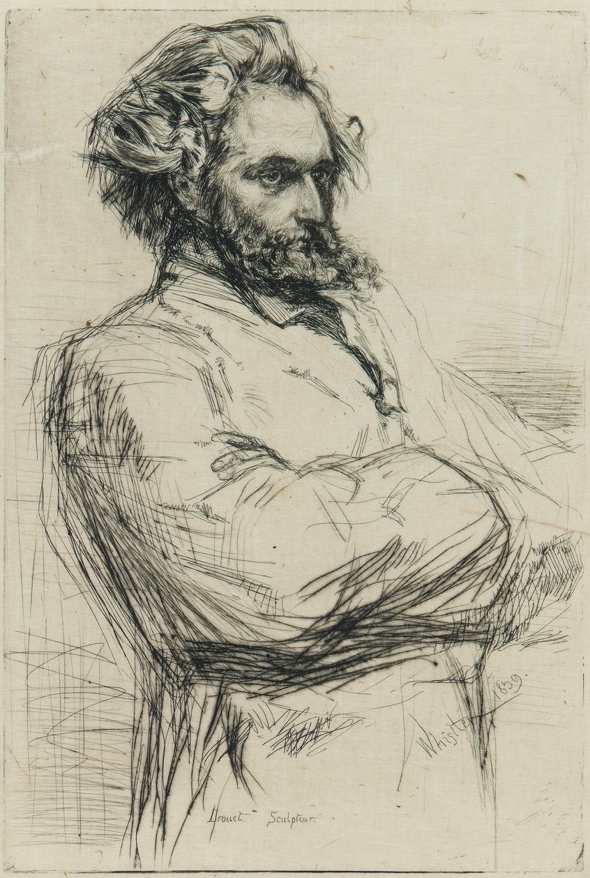 C.L. Drouet, Sculptor by James Abbott McNeill Whistler