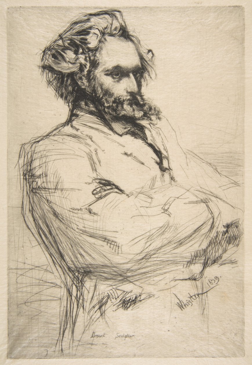 C.L. Drouet, Sculptor by James McNeill Whistler
