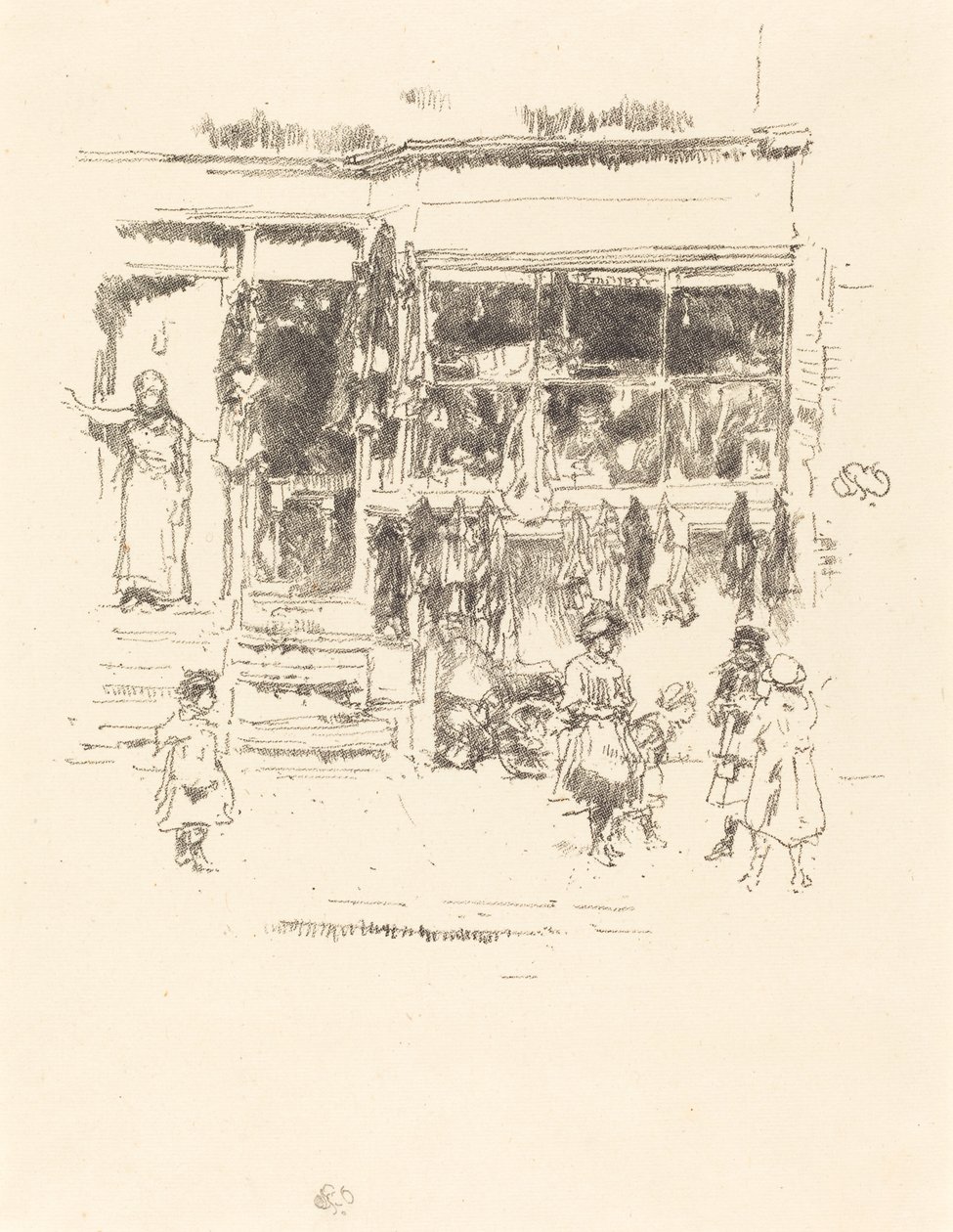Chelsea Rags by James Abbott McNeill Whistler