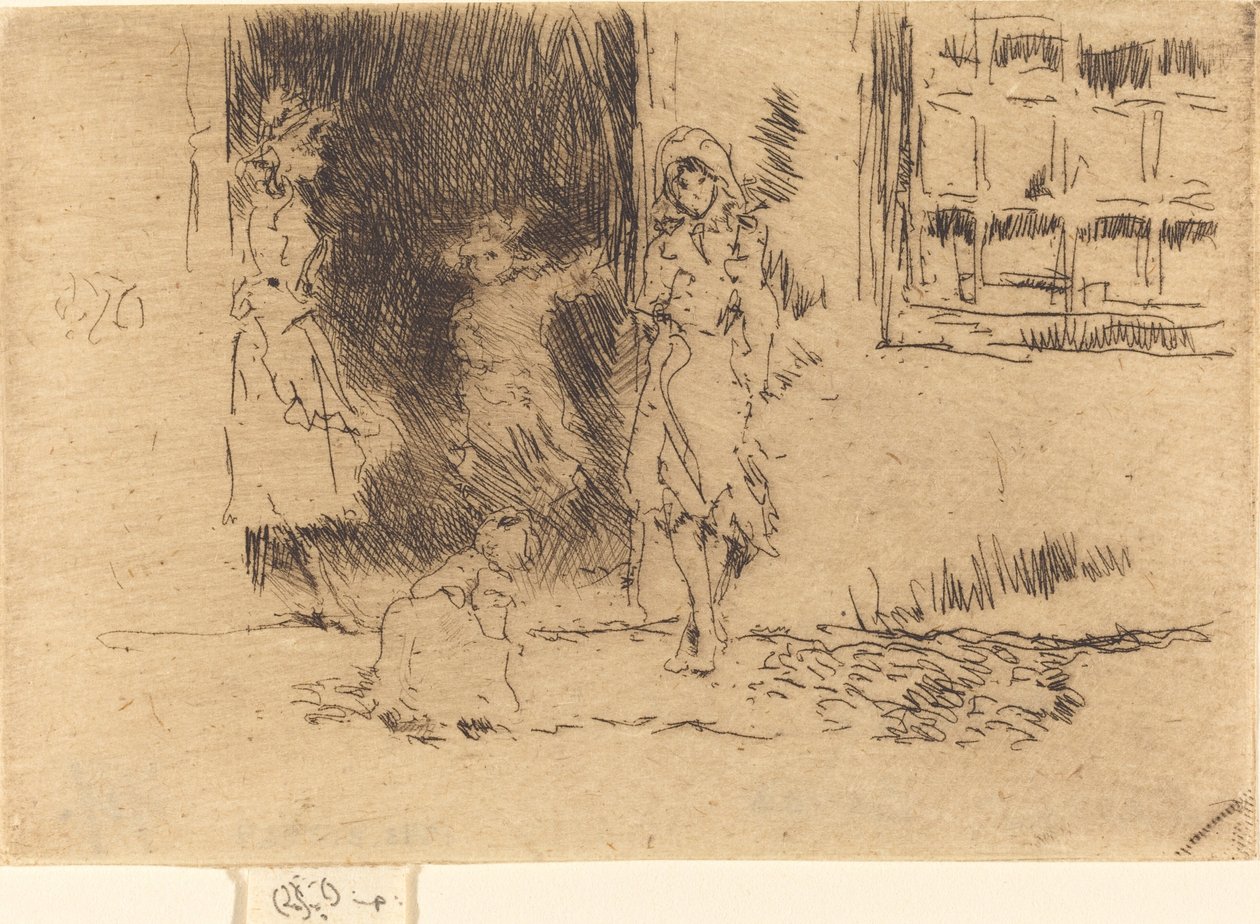Cottage Door by James Abbott McNeill Whistler