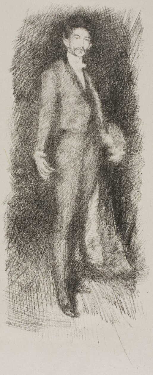 Count Robert de Montesquiou, No. 2 by James Abbott McNeill Whistler