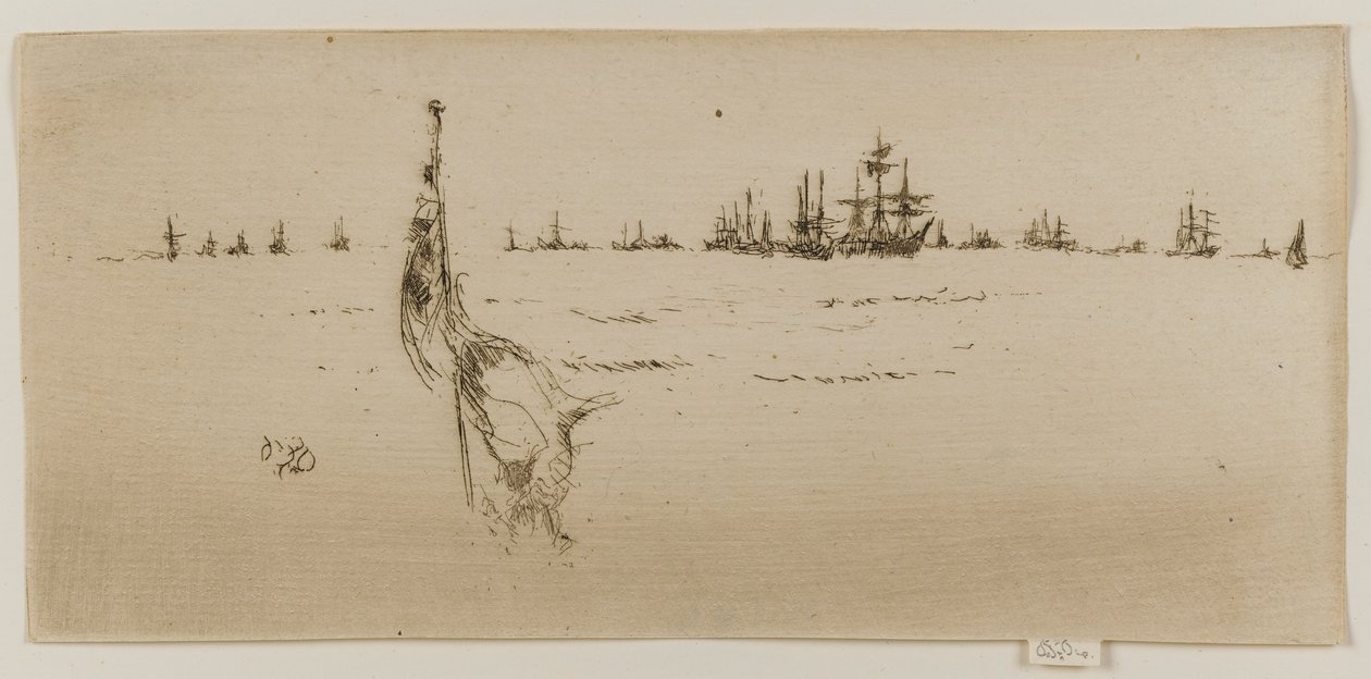 Dipping the Flag by James Abbott McNeill Whistler